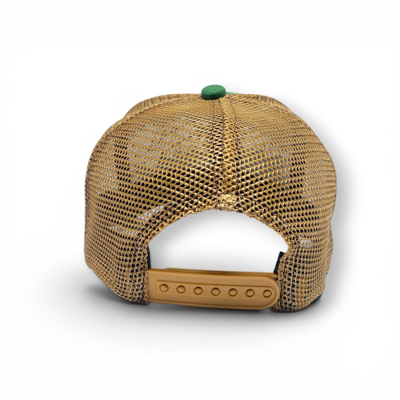 Green / Tan Trucker Cap
