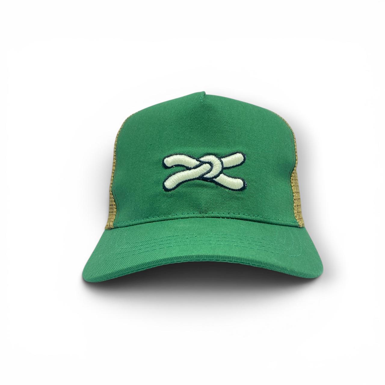 Green / Tan Trucker Cap