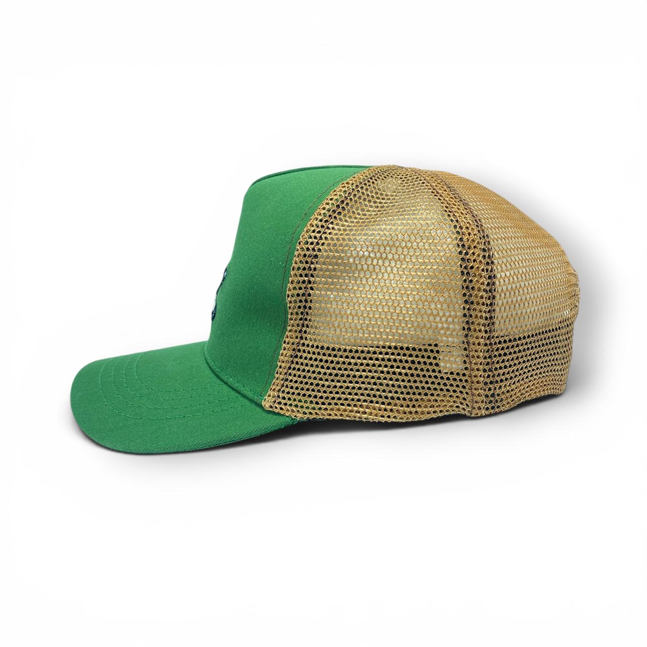 Green / Tan Trucker Cap